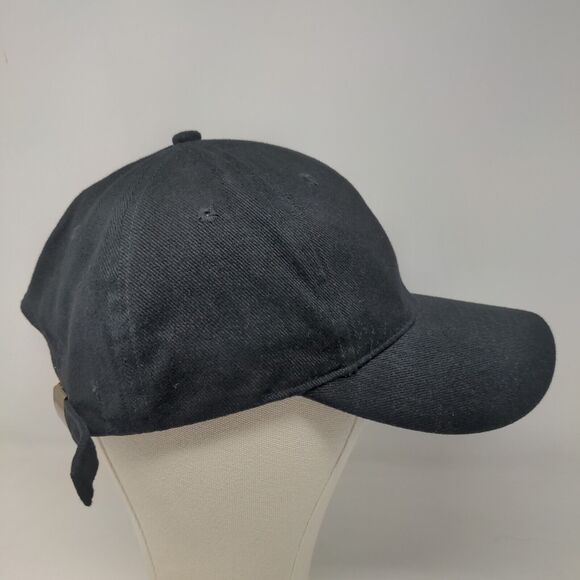 Accessories Men's Slideback Hat Black Size OSFM Blank 100% Cotton - Picture 4 of 8
